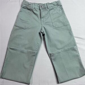 Levi Strauss Girls Relaxed Straight Carpenter Jeans Youth 14 Mint Green . NWOT